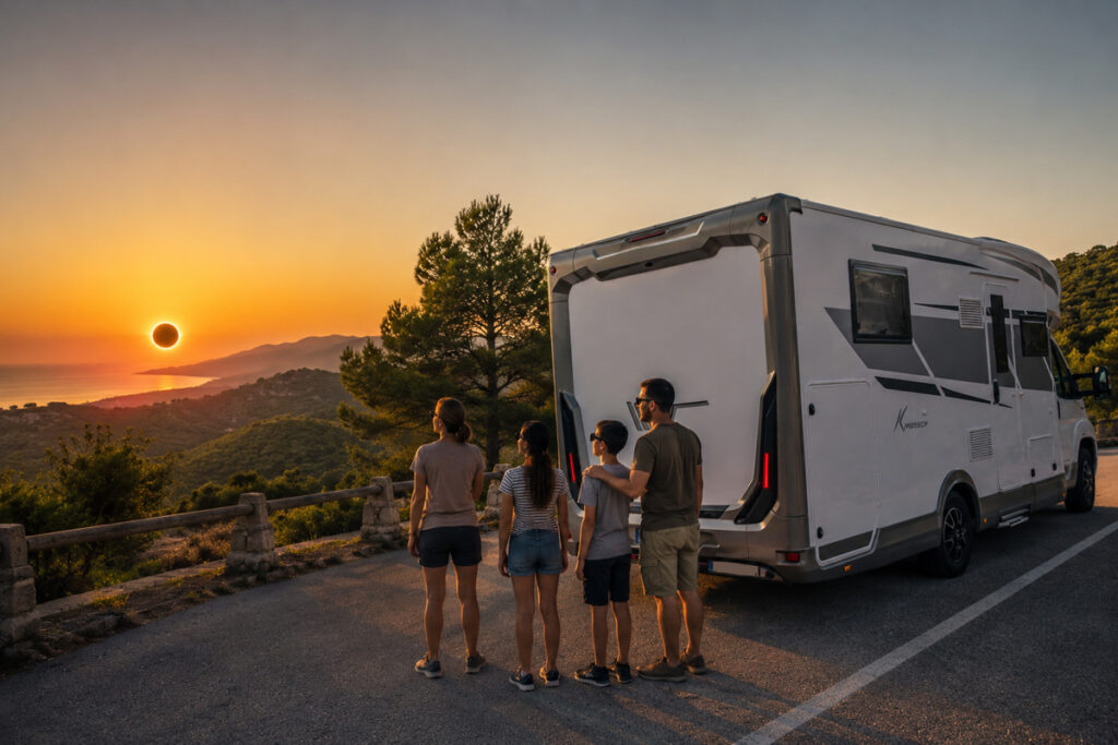 Eclipse solar en autocaravana